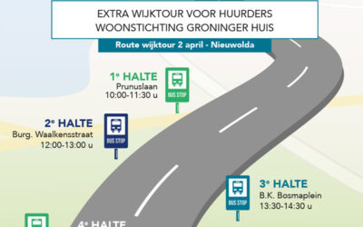 Extra wijktour met Waarmtebus voor huurders Groninger Huis