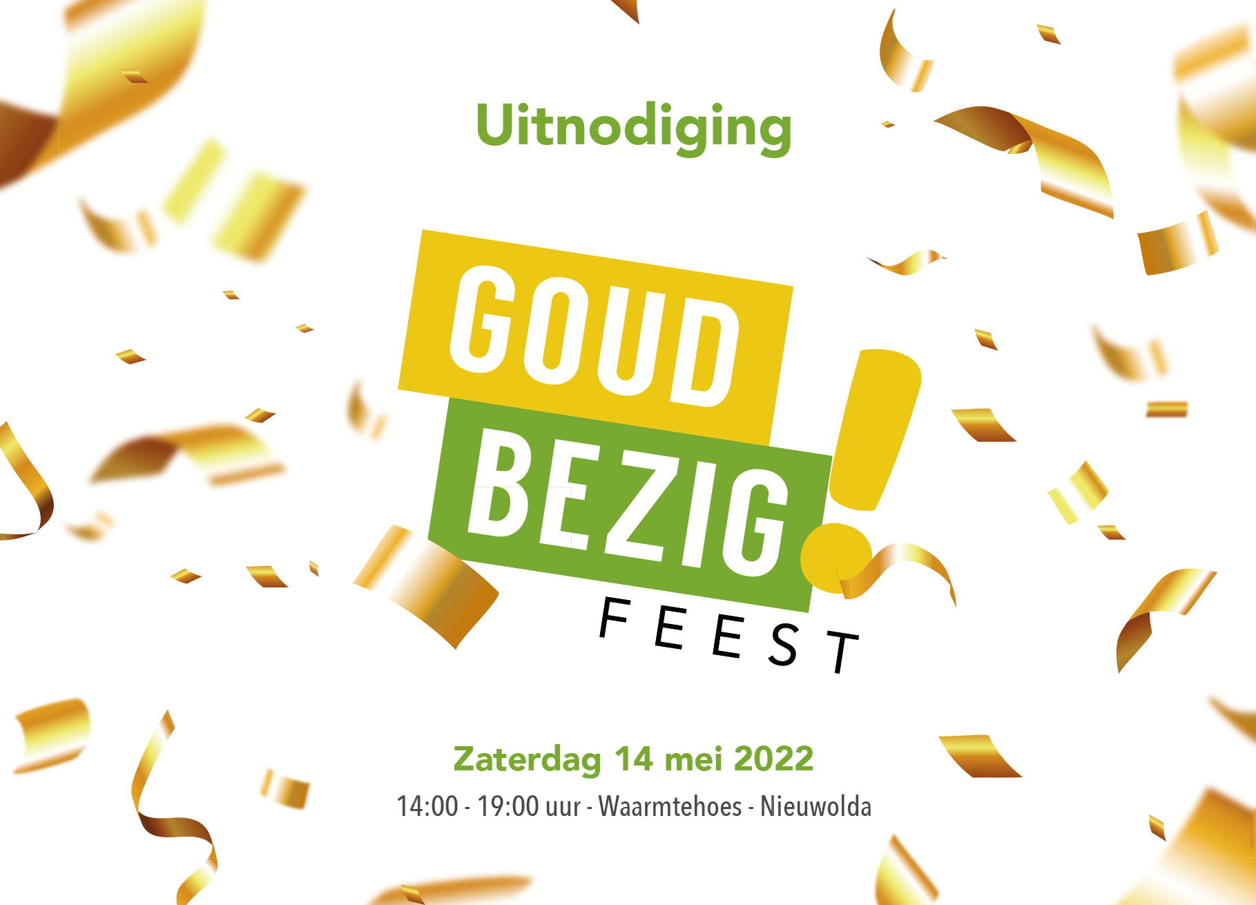 Goud Bezig - feest 14 mei