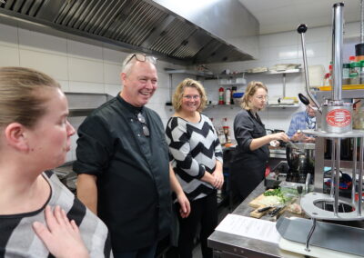 Foto werkzaamheden tijdens Kookworkshop