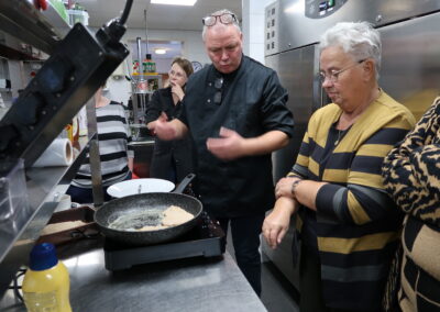 Foto werkzaamheden tijdens Kookworkshop